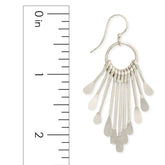Silver  Fringe Earring
